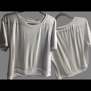 Lulu lemon white short sleeve shirt